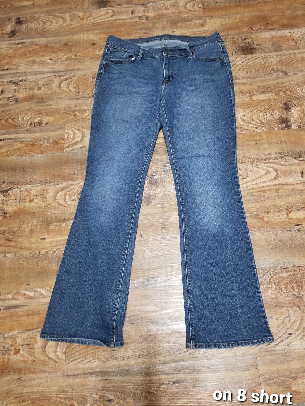 Women's Blue Bootcut Jeans - Classic Denim Sz 8